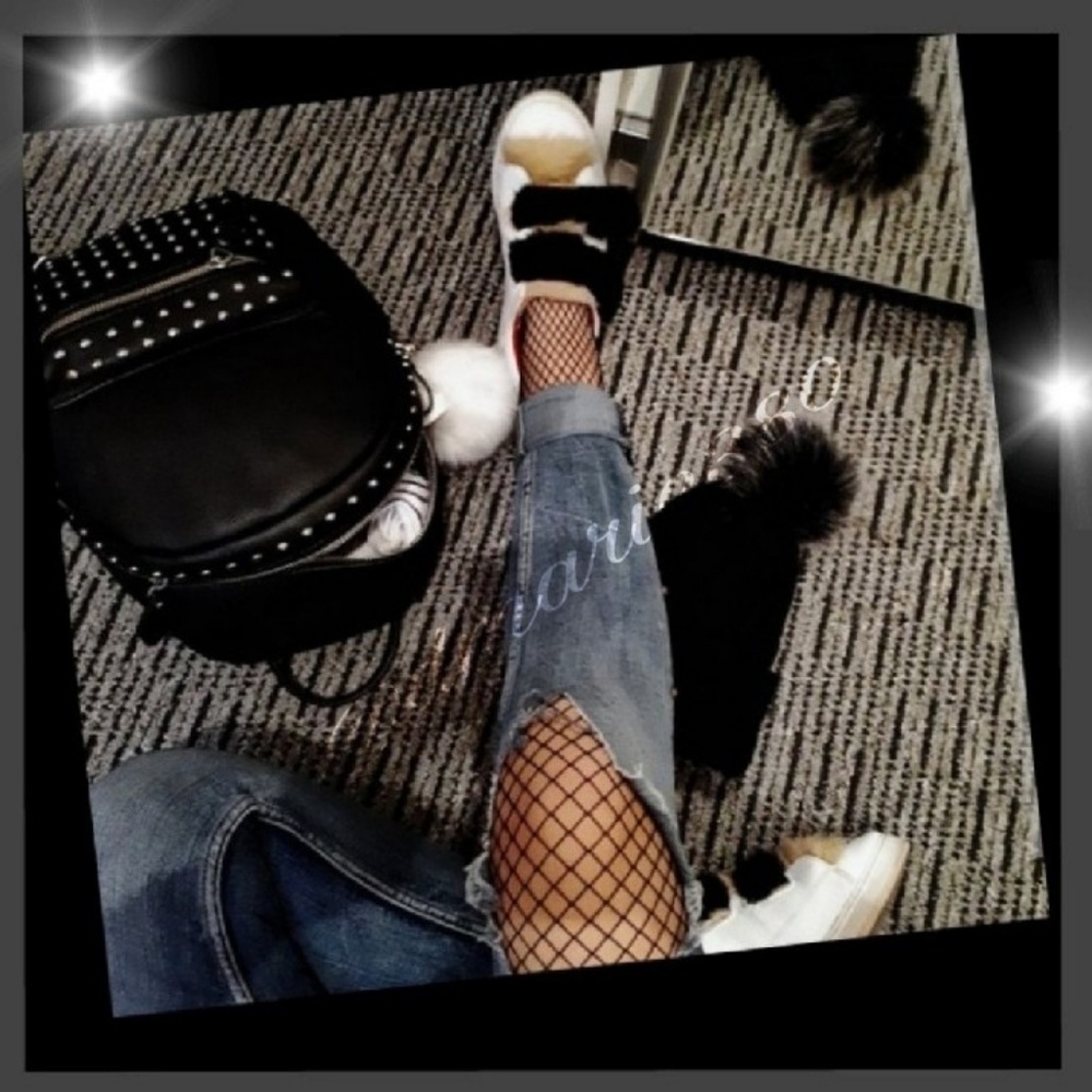 New sexy Black hollow out mesh fishnet stockings